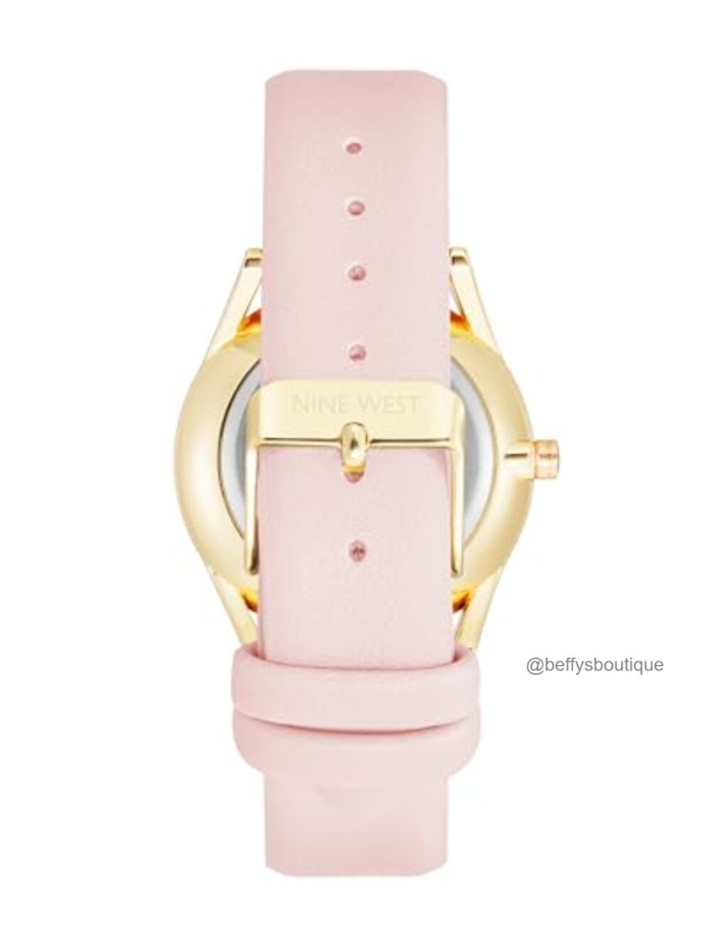 Nine West Women's Analog Watch Faux Leather Strap Japanese Quartz - Picture 2 of 6
